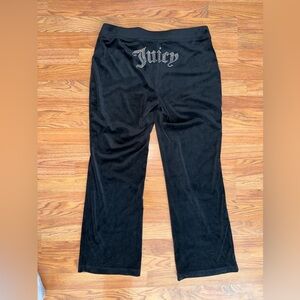 Y2K Juicy Couture OG Big Bling Velour Track Pants